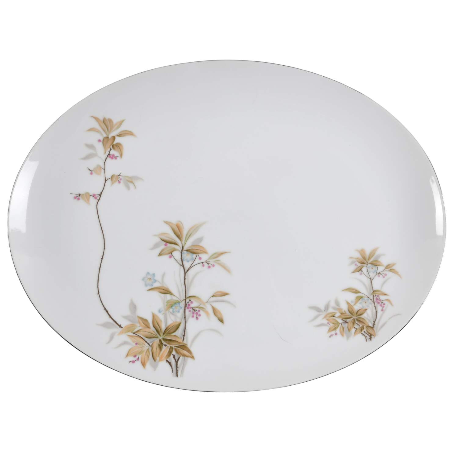 Sunny Glade 14" Oval Serving Platter by Harmony House China-1