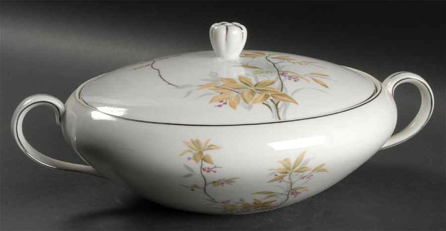 Sunny Glade Round Covered Vegetable by Harmony House China-1