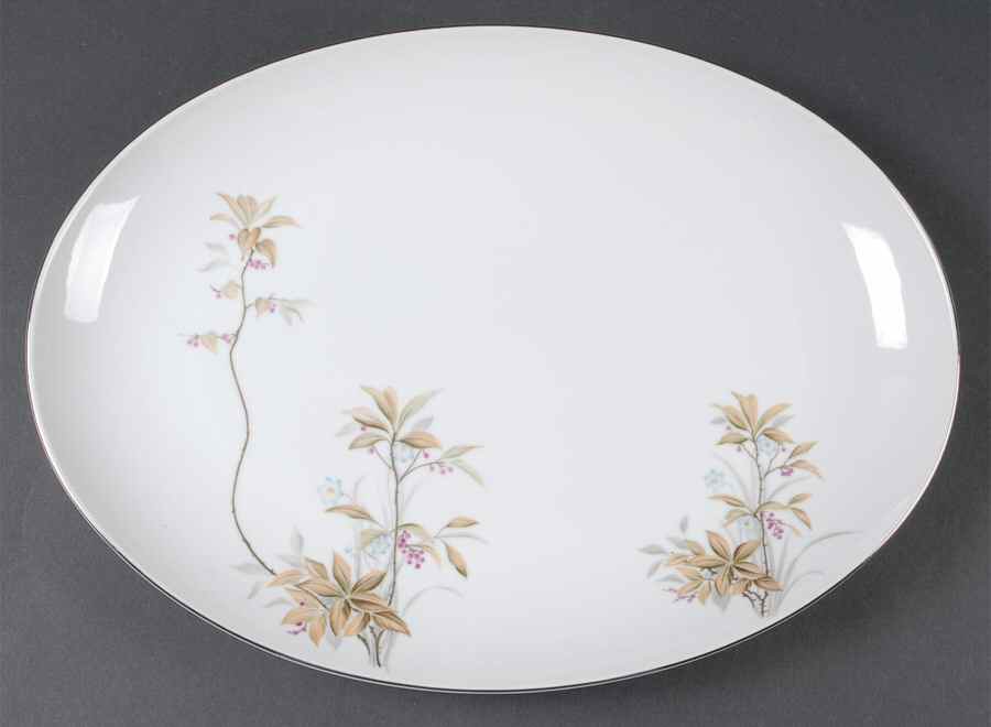 Sunny Glade 16" Oval Serving Platter by Harmony House China-1