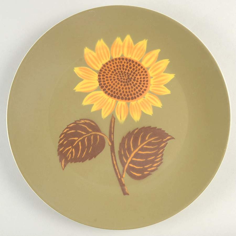 Sunflower 12" Chop Plate (Round Platter) by Harmony House China-1