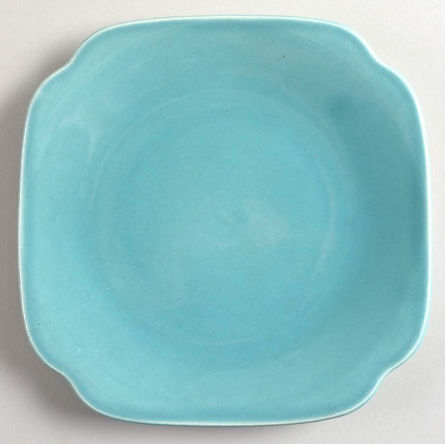 Symphony Aquamarine Square Salad Plate by Harmony House China-1