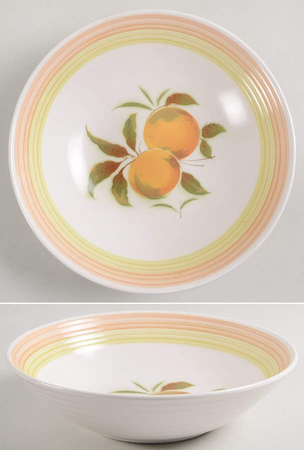Tangerine 9" Round Vegetable Bowl by Harmony House China-1