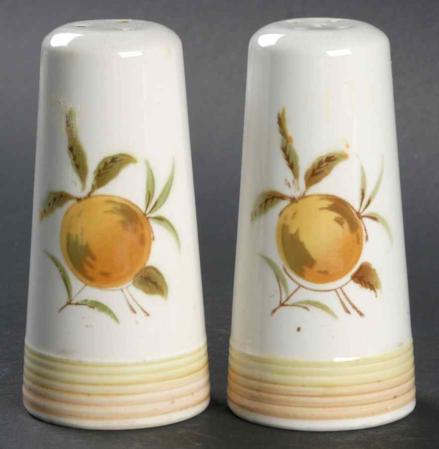 Tangerine Salt & Pepper Set by Harmony House China-1