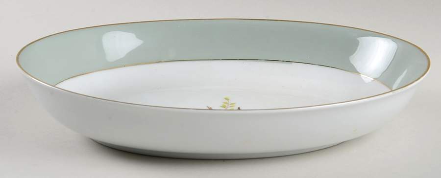 Tiara 9" Oval Vegetable Bowl by Harmony House China-1