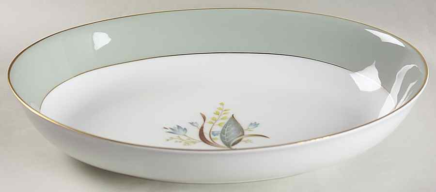 Tiara 10" Oval Vegetable Bowl by Harmony House China-1