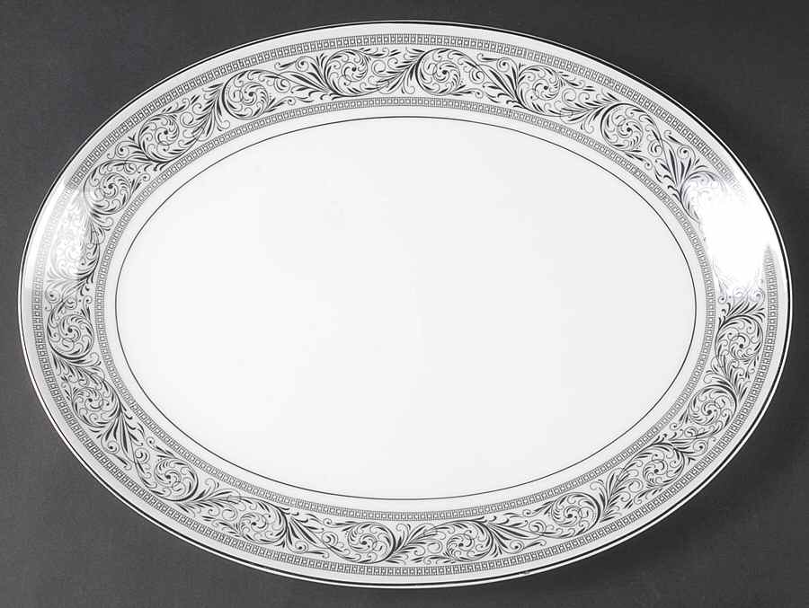 Valencia 14" Oval Serving Platter by Harmony House China-1