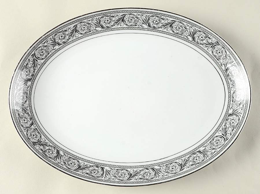 Valencia 12" Oval Serving Platter by Harmony House China-1