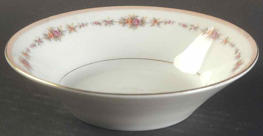 Venetian Rose (3641) Fruit/Dessert (Sauce) Bowl by Harmony House China-1