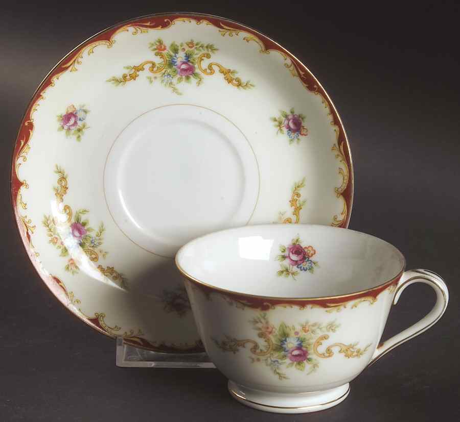 Wembley Footed Cup & Saucer Set by Harmony House China-1