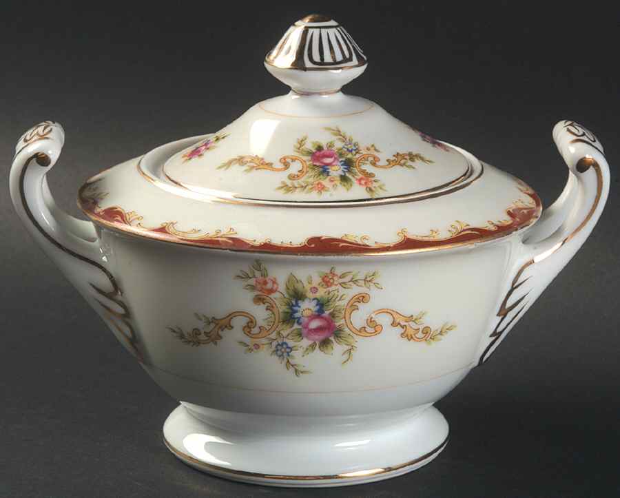 Wembley Sugar Bowl & Lid by Harmony House China-1