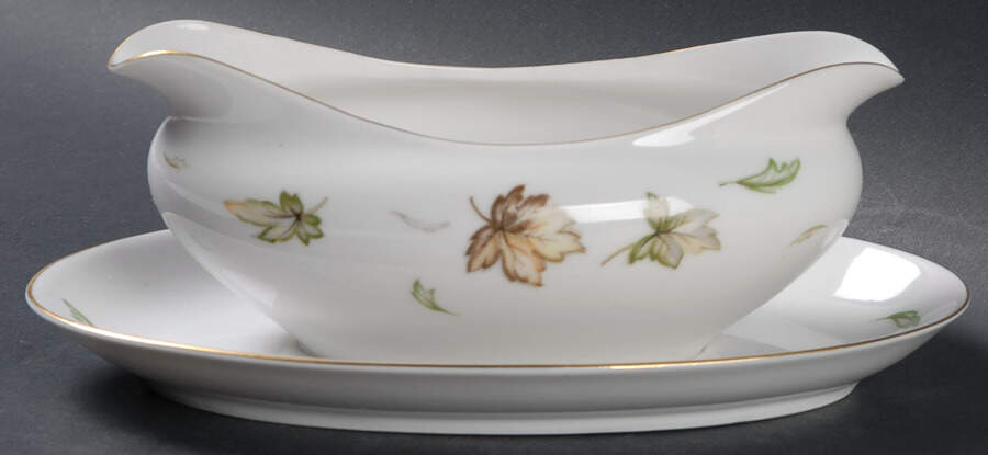 West Wind Gravy Boat with Attached Underplate by Harmony House China-1