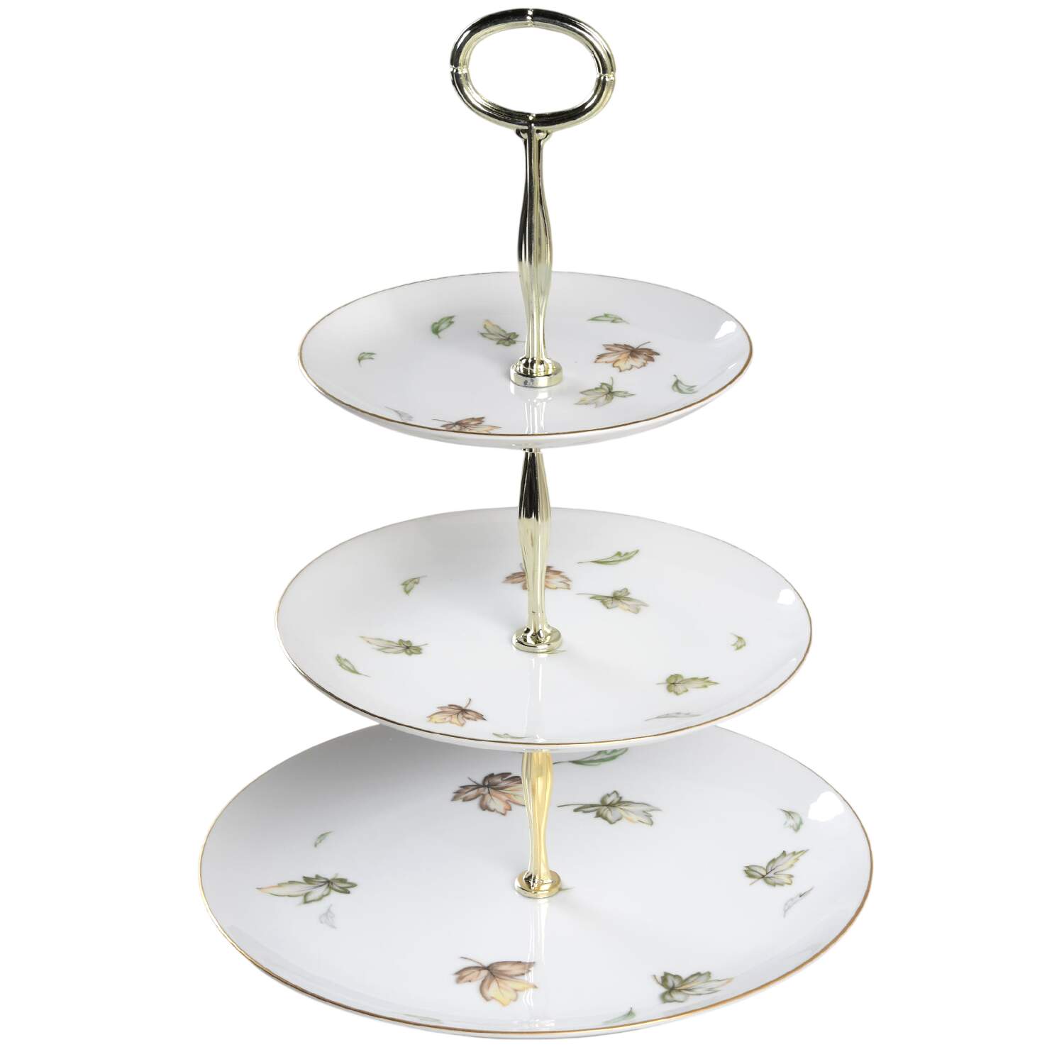 West Wind 13 7/8"-14 1/4" 3-Tiered Serving Tray(DP,SP,BB) HC by Harmony House China-1