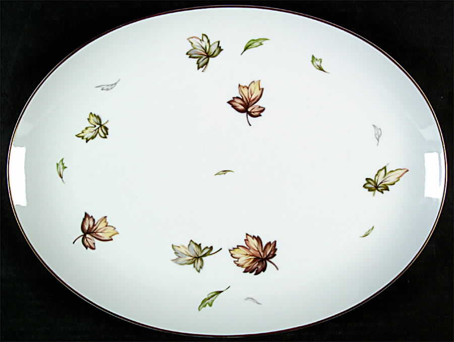 West Wind 14" Oval Serving Platter by Harmony House China-1