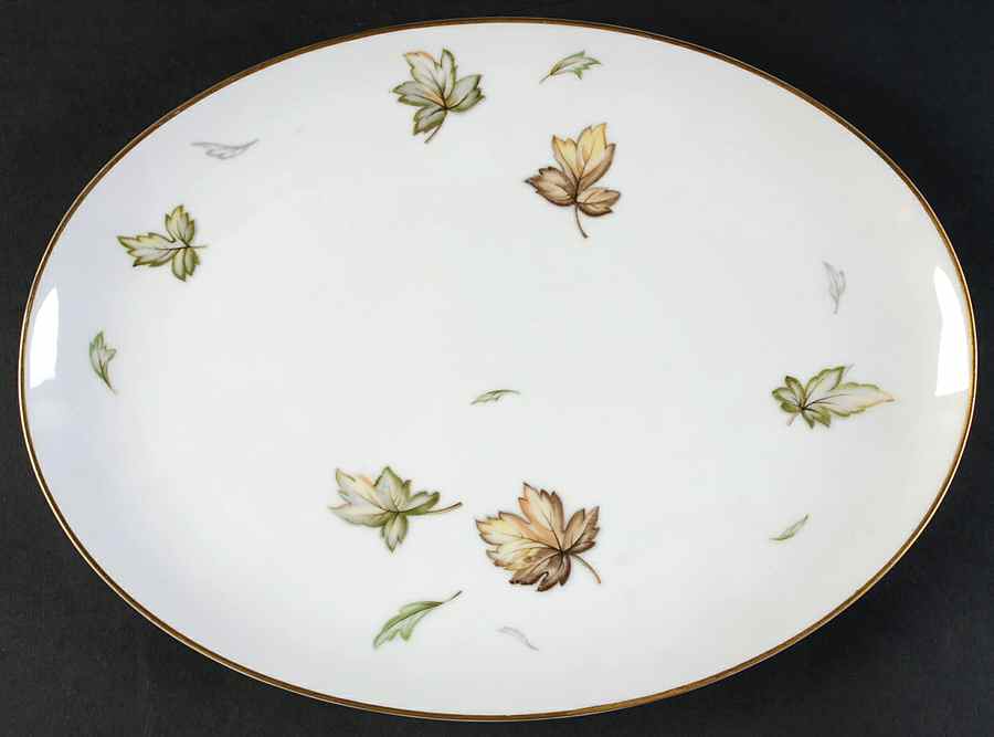 West Wind 12" Oval Serving Platter by Harmony House China-1