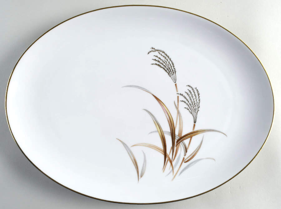 Wheat 16" Oval Serving Platter by Harmony House China-1