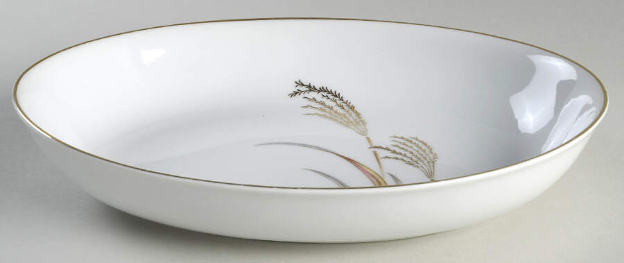 Wheat 9" Oval Vegetable Bowl by Harmony House China-1