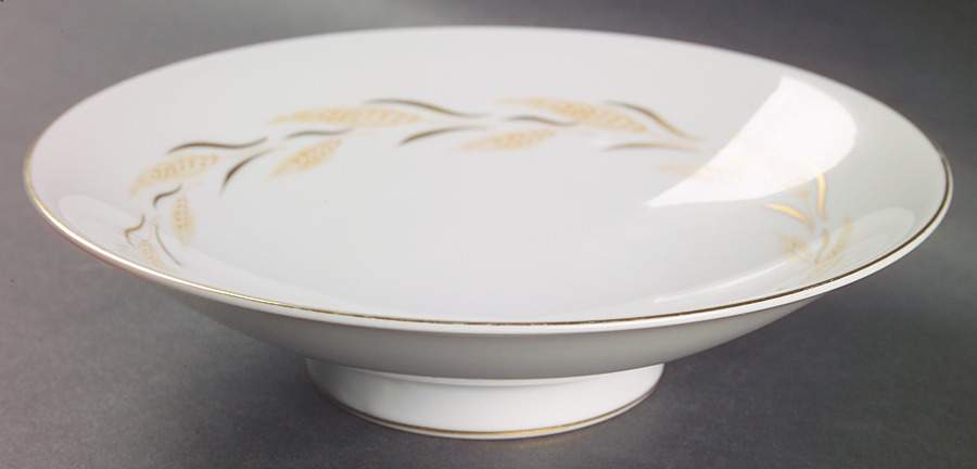 Wheat Garland Round Compote (Height X Width) by Harmony House China-1
