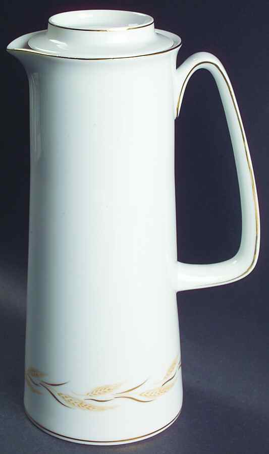 Wheat Garland Coffee Pot & Lid by Harmony House China-1