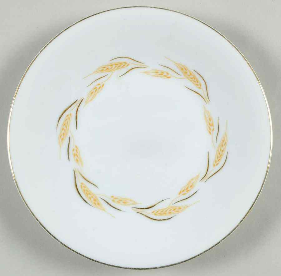 Wheat Garland Bread & Butter Plate by Harmony House China-1