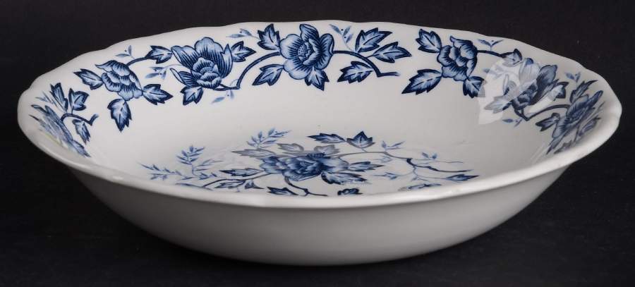 Wisteria Blue and White Coupe Soup Bowl by Harmony House China-1