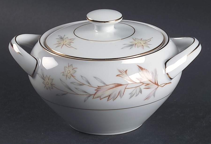 Woodhue Sugar Bowl & Lid by Harmony House China-1