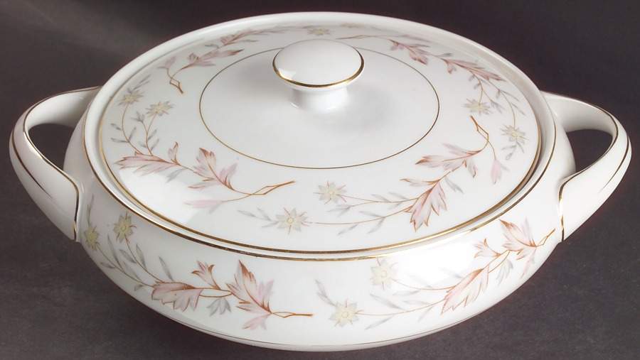 Woodhue Round Covered Vegetable by Harmony House China-1