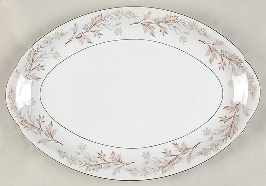 Woodhue 16" Oval Serving Platter by Harmony House China-1
