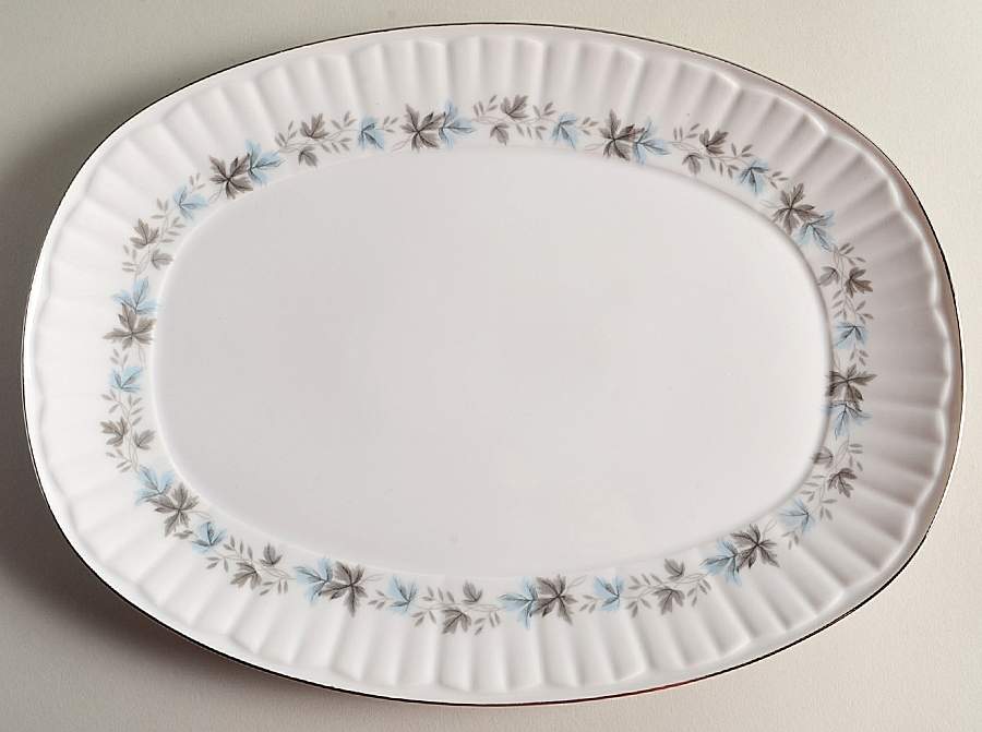 Woodland 12" Oval Serving Platter by Harmony House China-1