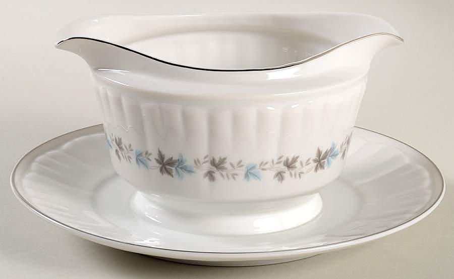 Woodland Gravy Boat with Attached Underplate by Harmony House China-1