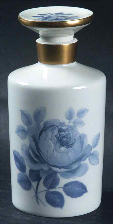 Blue Rose Toilet Water Bottle with Lid by Hackefors-1