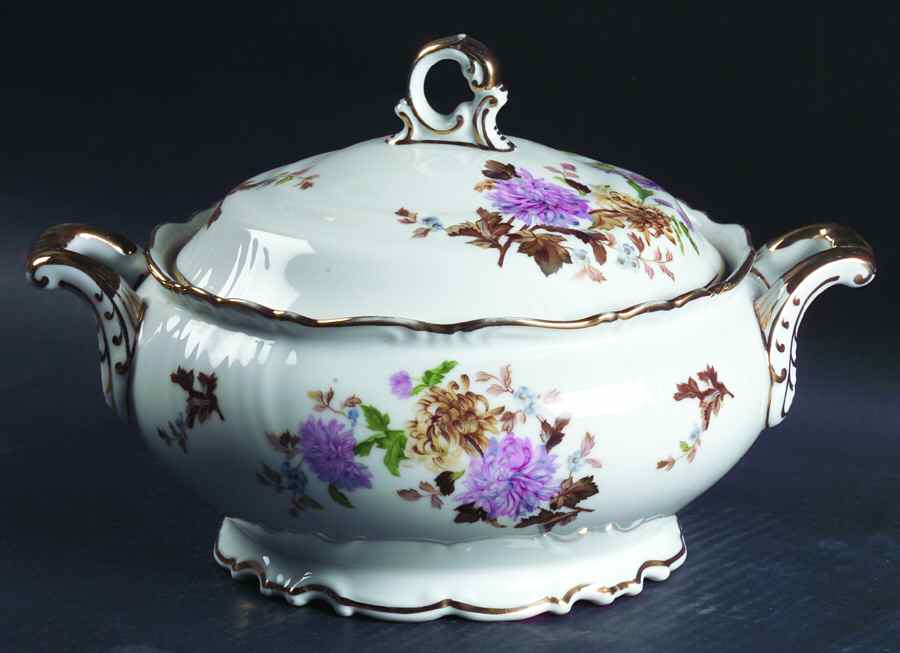 Autumn Dawn Round Covered Vegetable by Halsey-1