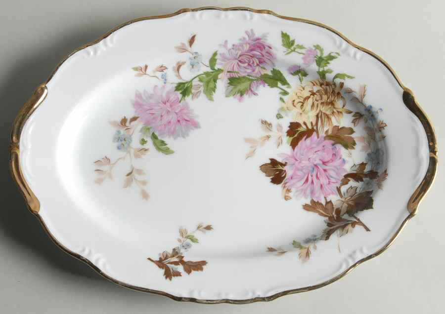Autumn Dawn 12" Oval Serving Platter by Halsey-1