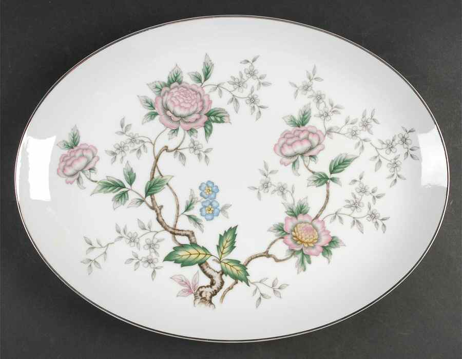Chantilly 16" Oval Serving Platter by Halsey-1