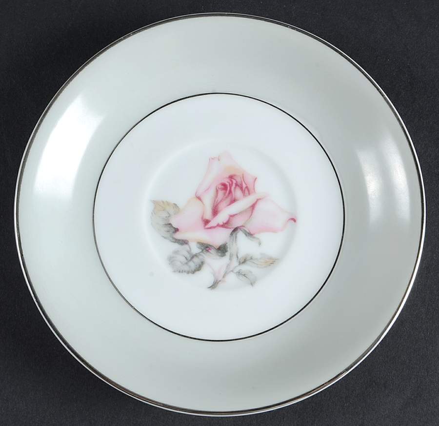 Damask Rose Saucer by Halsey-1