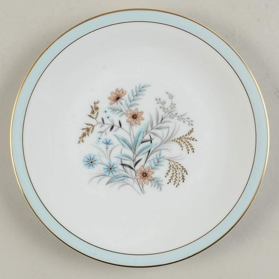 Golden Bouquet Salad Plate by Halsey-1