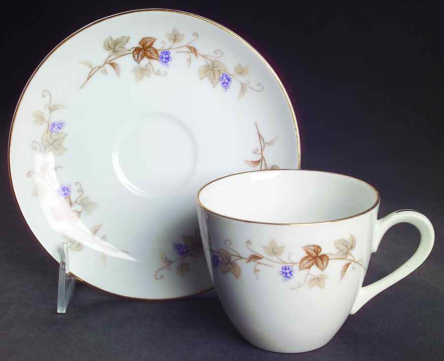 Riviera Flat Cup & Saucer Set by Halsey-1