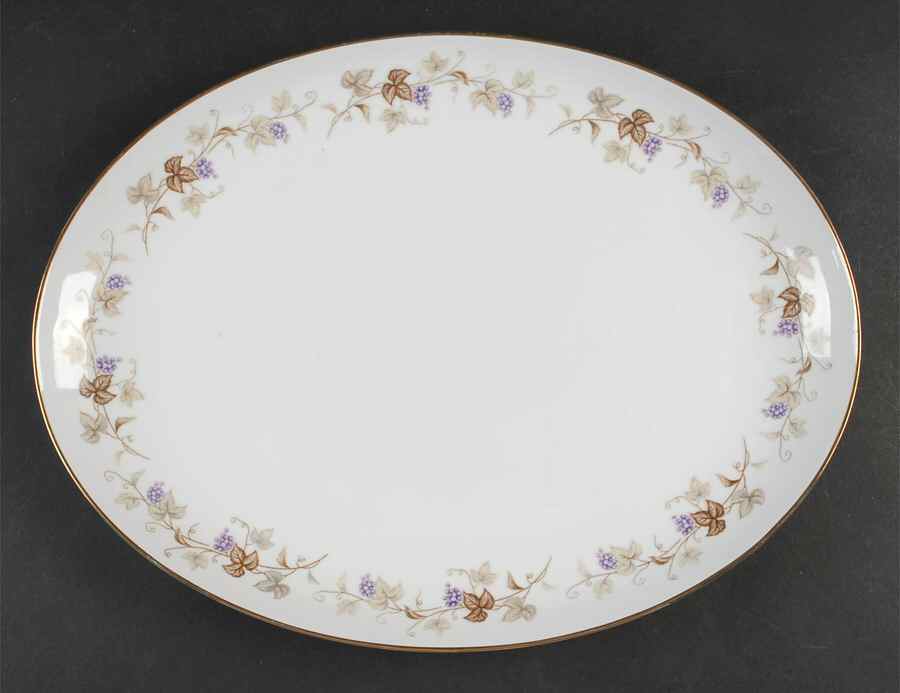 Riviera 16" Oval Serving Platter by Halsey-1