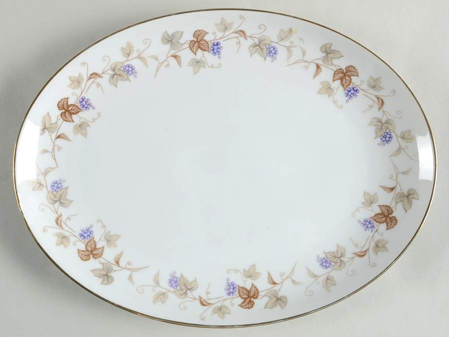 Riviera 12" Oval Serving Platter by Halsey-1