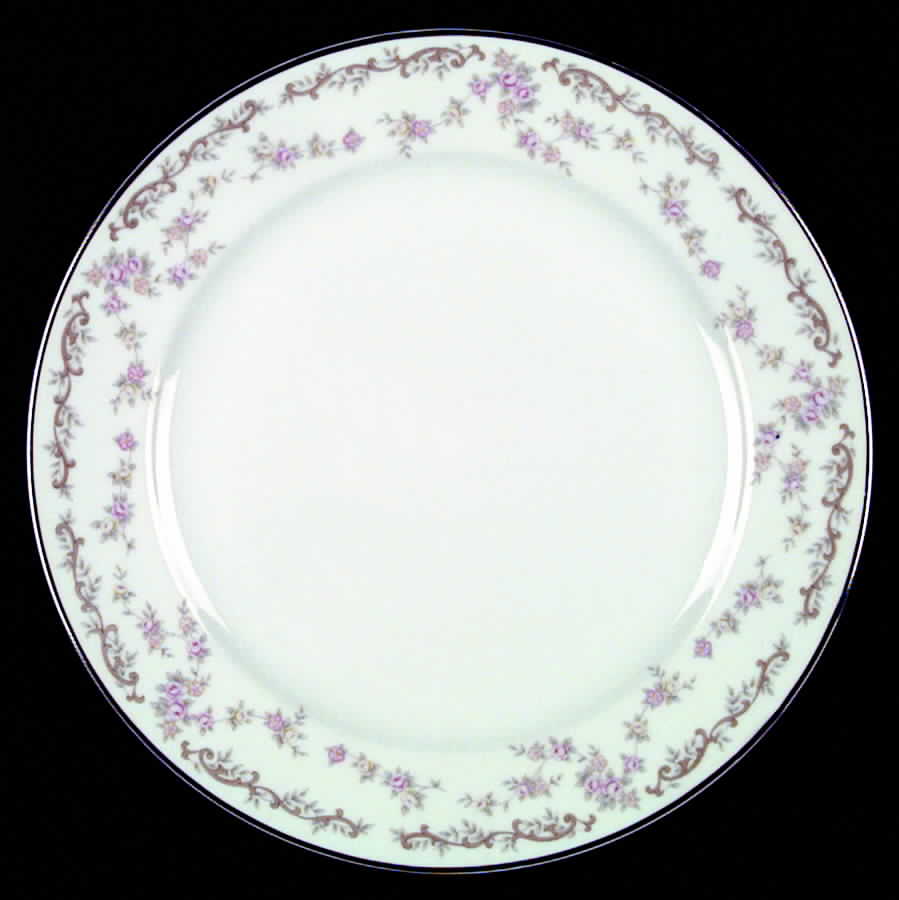 Rose Chintz Dinner Plate by Halsey-1