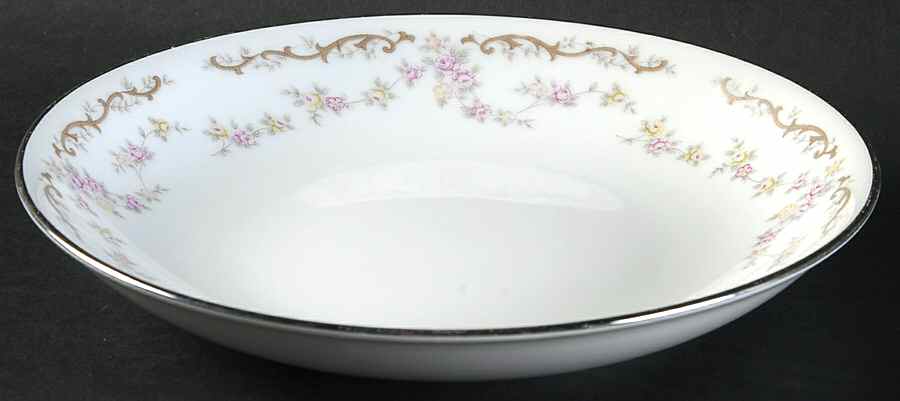 Rose Chintz Coupe Soup Bowl by Halsey-1