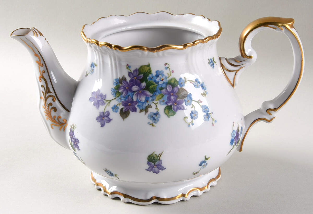 Spring Garden Teapot No Lid by Halsey-1