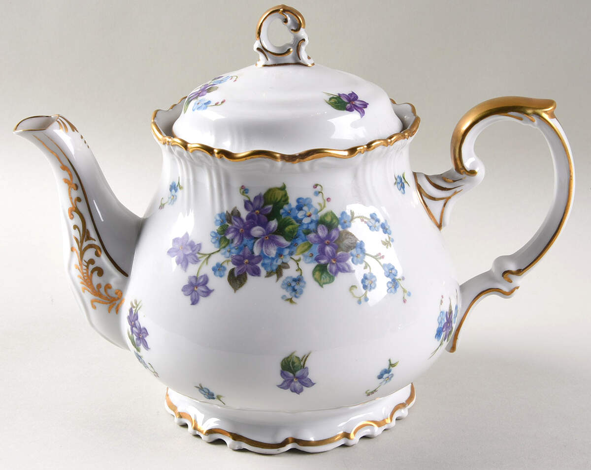 Spring Garden Teapot & Lid by Halsey-1
