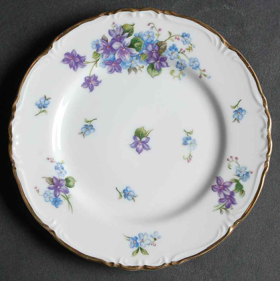 Spring Garden Bread & Butter Plate by Halsey-1