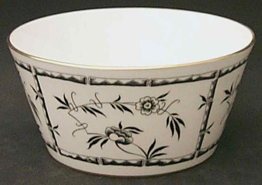 Bamboo Black 6" Round Vegetable Bowl by Hammersley-1
