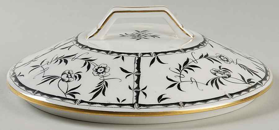 Bamboo Black Lid for Round Vegetable by Hammersley-1