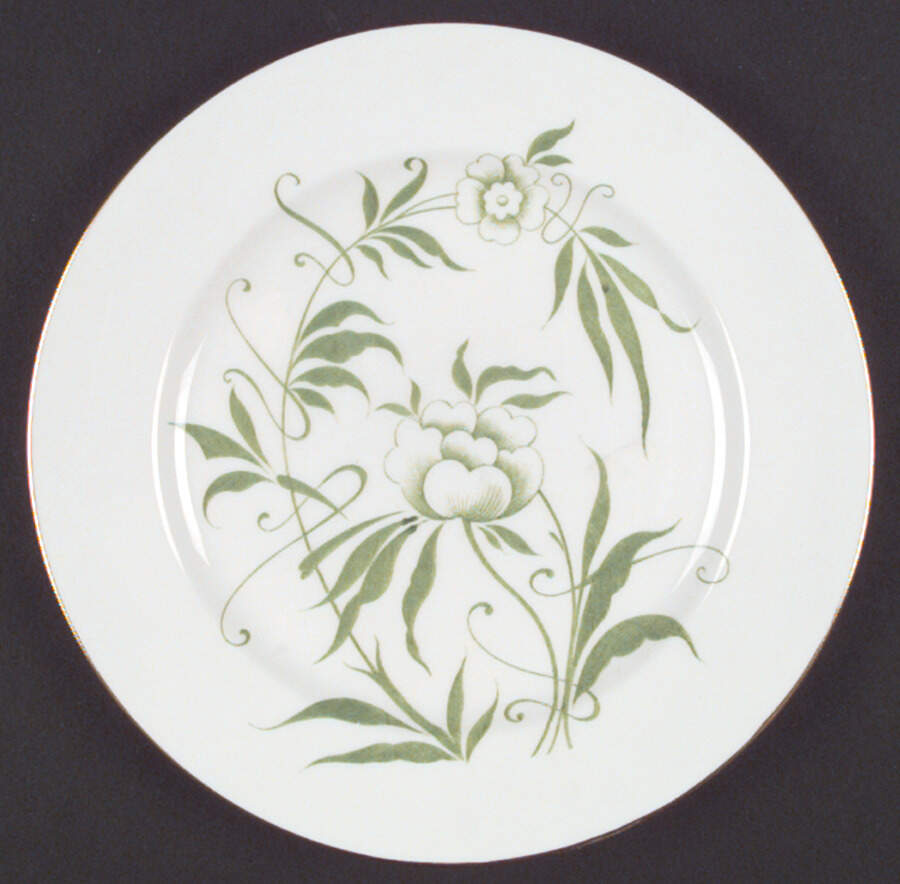 Bamboo Green Salad Plate by Hammersley-1