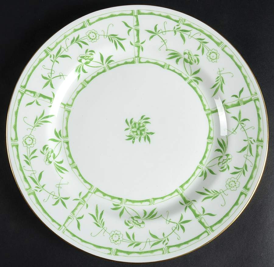 Bamboo Green Dinner Plate by Hammersley-1