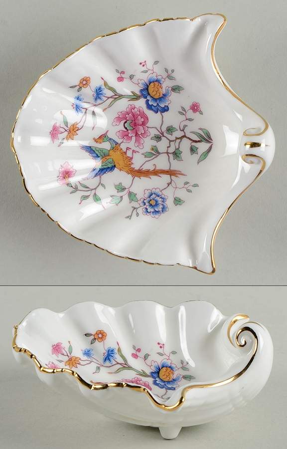 Bird of Paradise Small Shell Shaped Dish by Hammersley-1
