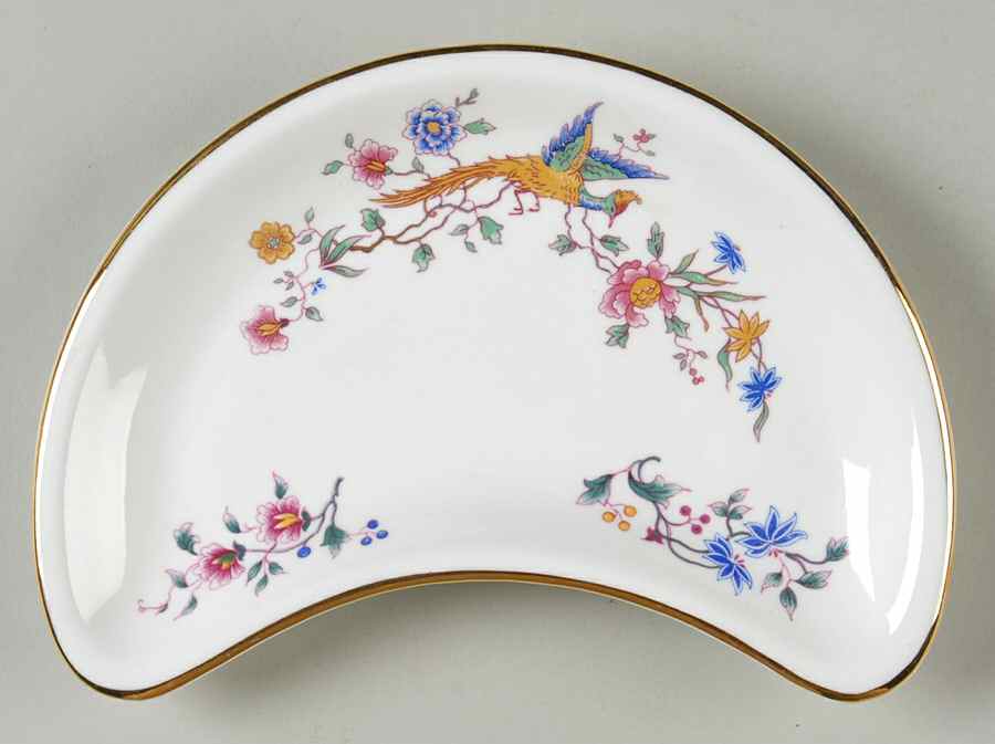 Bird of Paradise Crescent Salad Plate by Hammersley-1