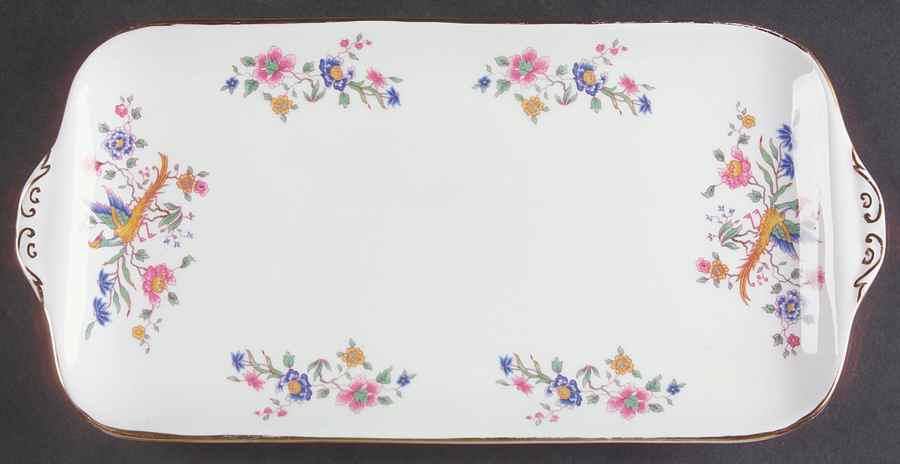 Bird of Paradise 13" Sandwich Tray by Hammersley-1